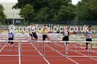 Under-15 boys 80 metres hurdles. Photo: David T. Hewitson/Sports for All Pics